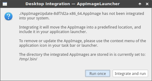 appimagelauncher screenshot